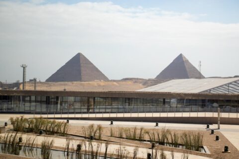 agc glass grand musée égyptien